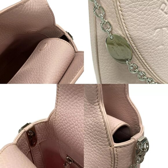 Auth TIFFANY&Co. Return To Tiffany Mini Tote Bag - blush pink Trillon leather - Picture 13 of 14